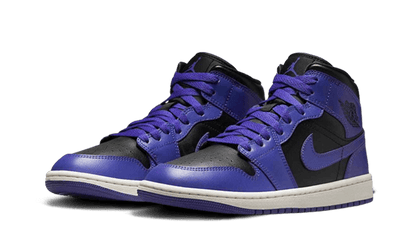 Air Jordan 1 Mid Purple Black