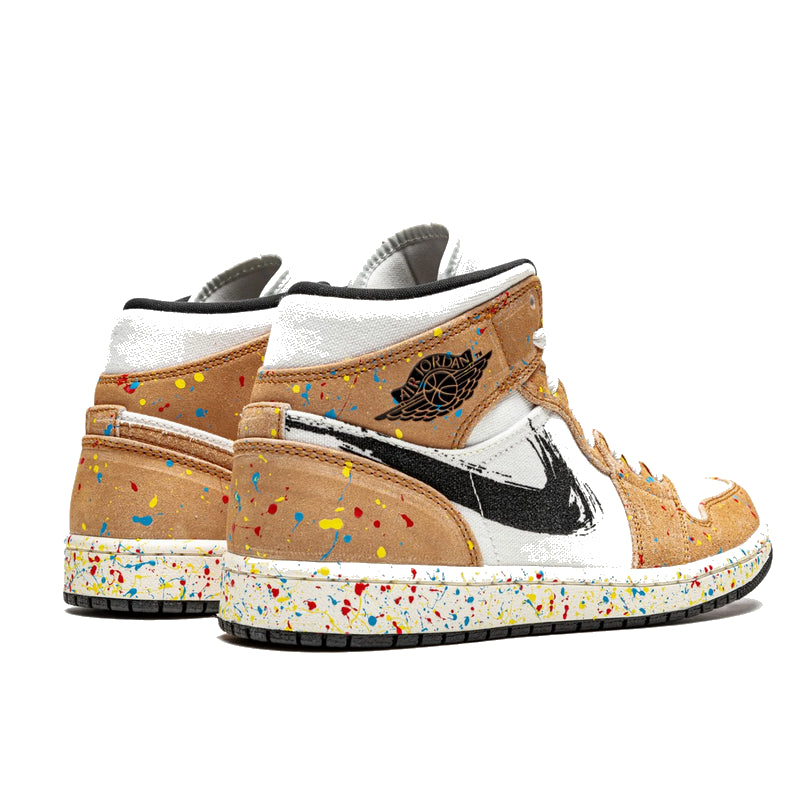 Air Jordan 1 Mid SE Brushstroke