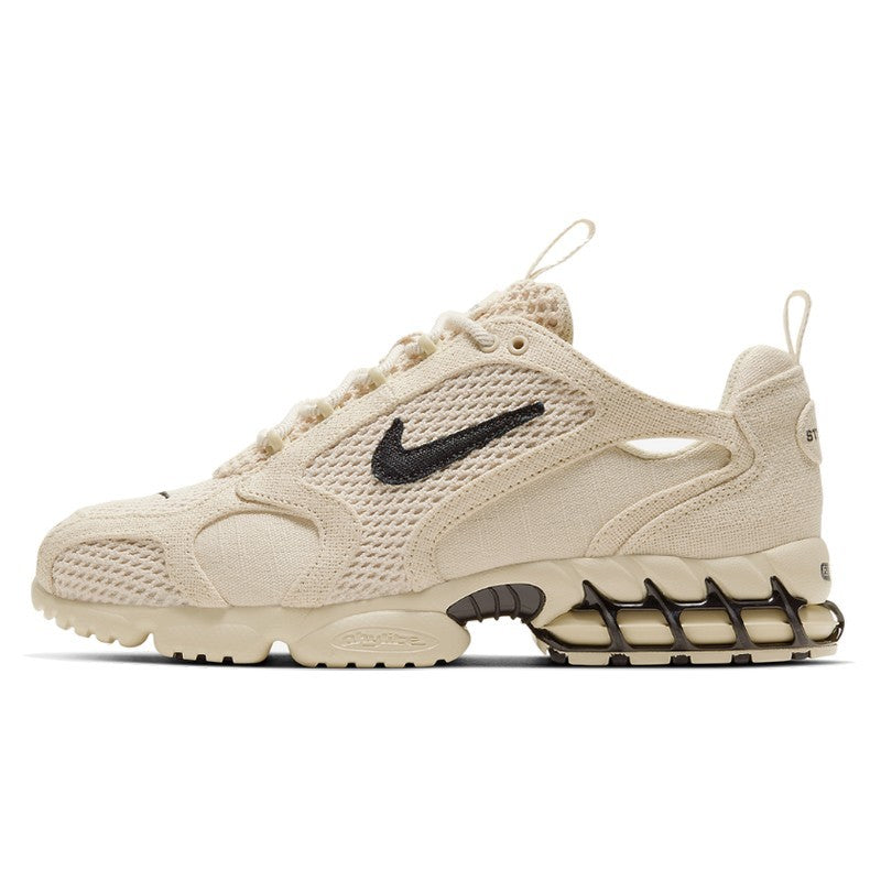 Air Zoom Spiridon Caged 2 Stussy Fossil