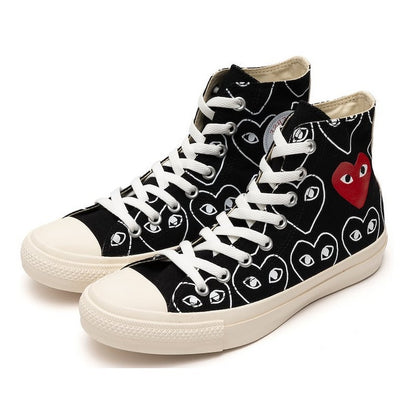 Converse Comme des Garçons Black Heart Print