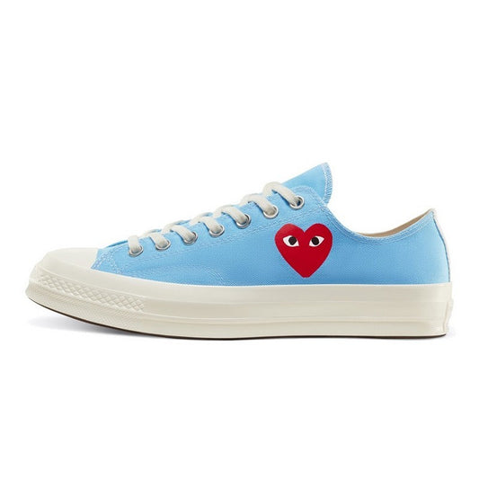 Converse Comme des Garçons Bleu Basse