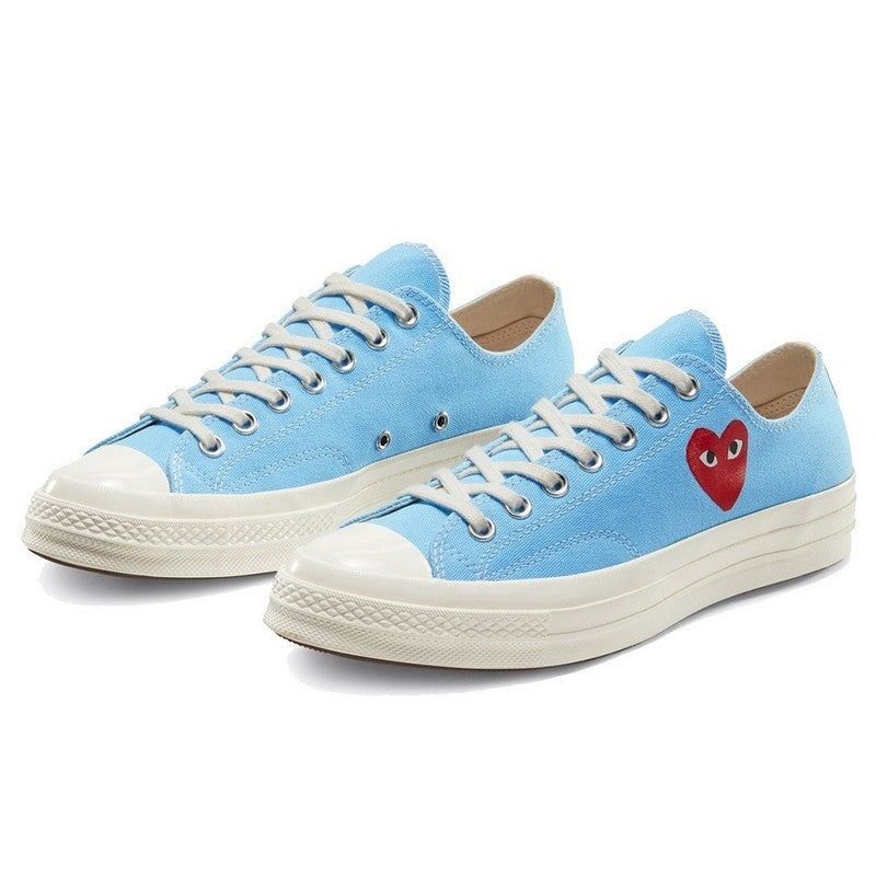 Converse Comme des Garçons Bleu Basse