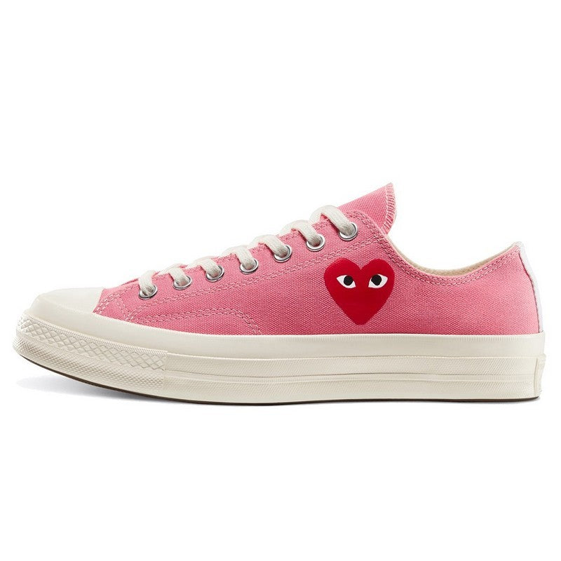 Converse Comme des Garçons Rose Basse