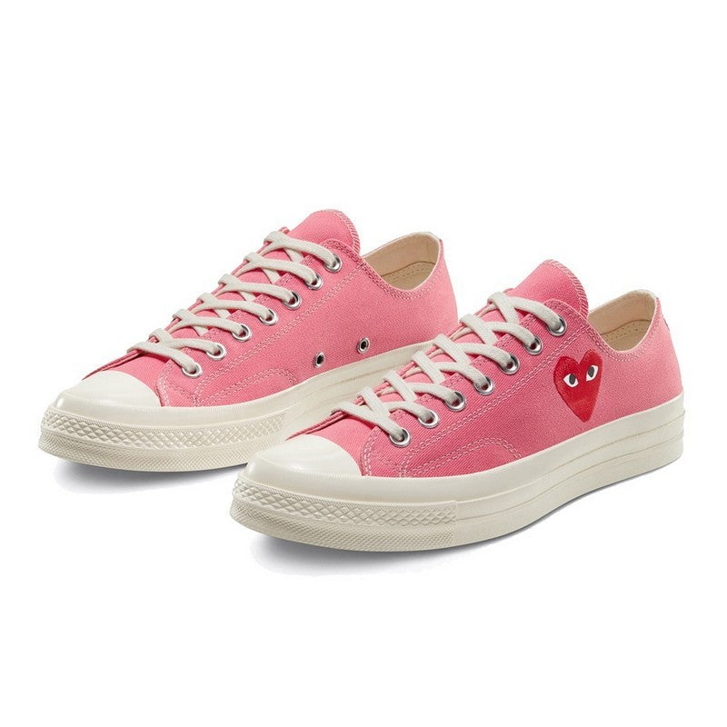 Converse Comme des Garçons Rose Basse