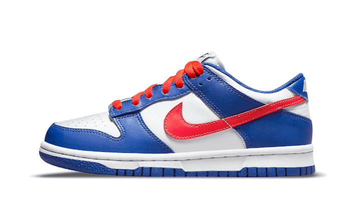 Dunk Low White Royal Red