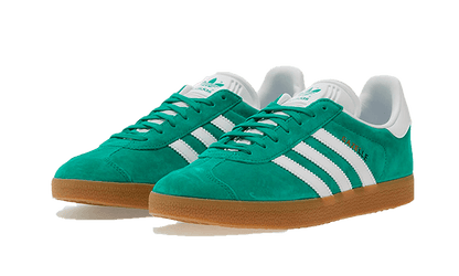 Gazelle Court Green Footwear White