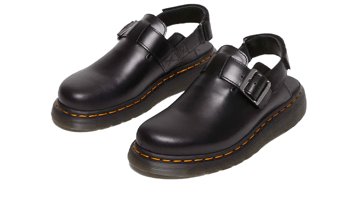 Mules Jorge Black Leather