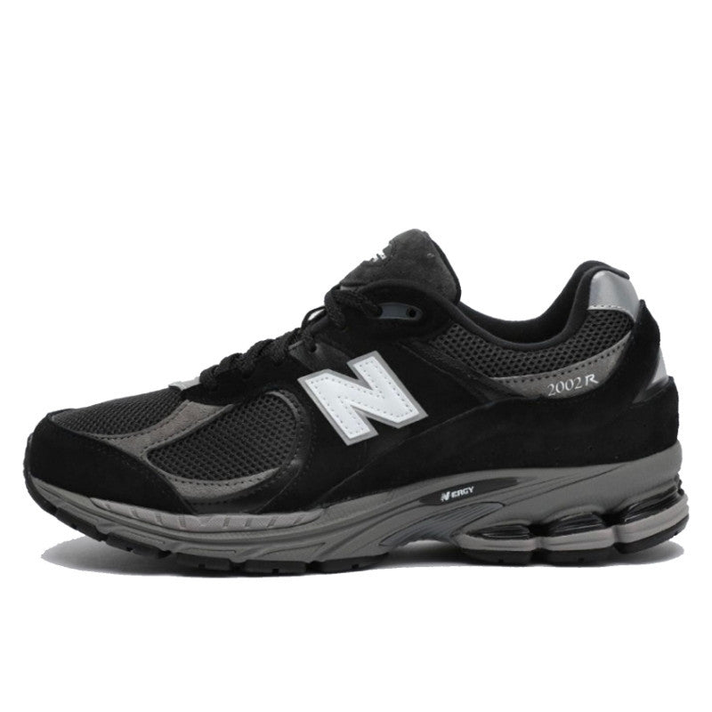 New Balance 2002R Black Dark Grey White