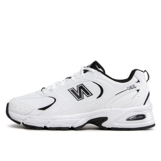 New Balance 530 White Black Leather