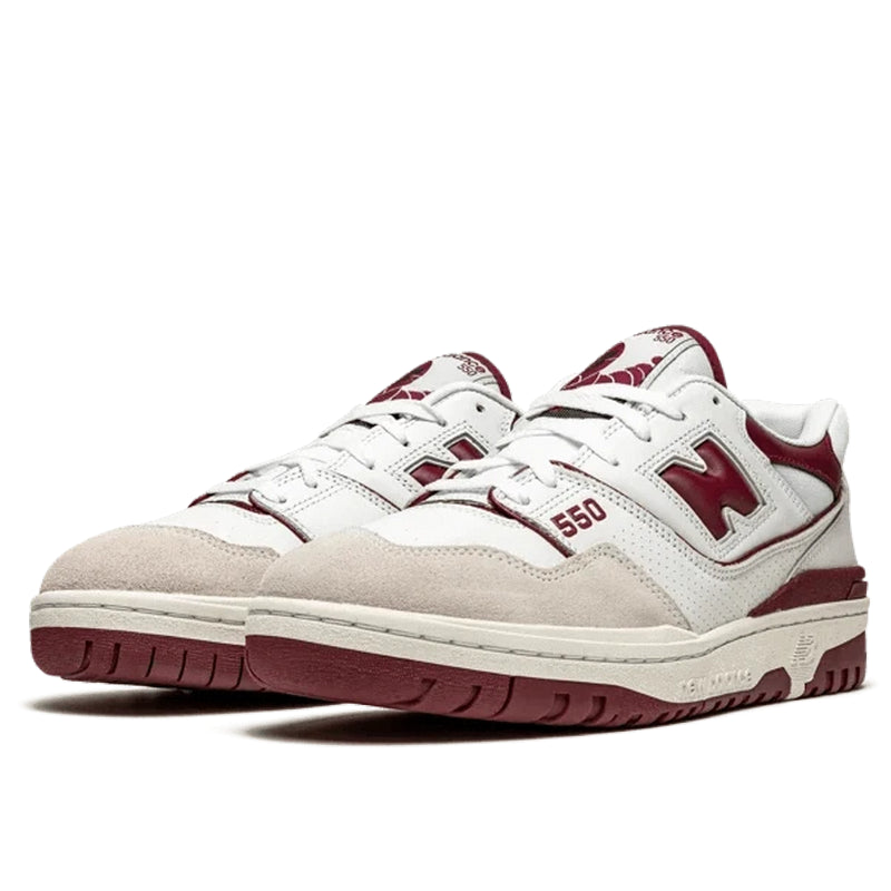 New Balance 550 Sea Salt Burgundy