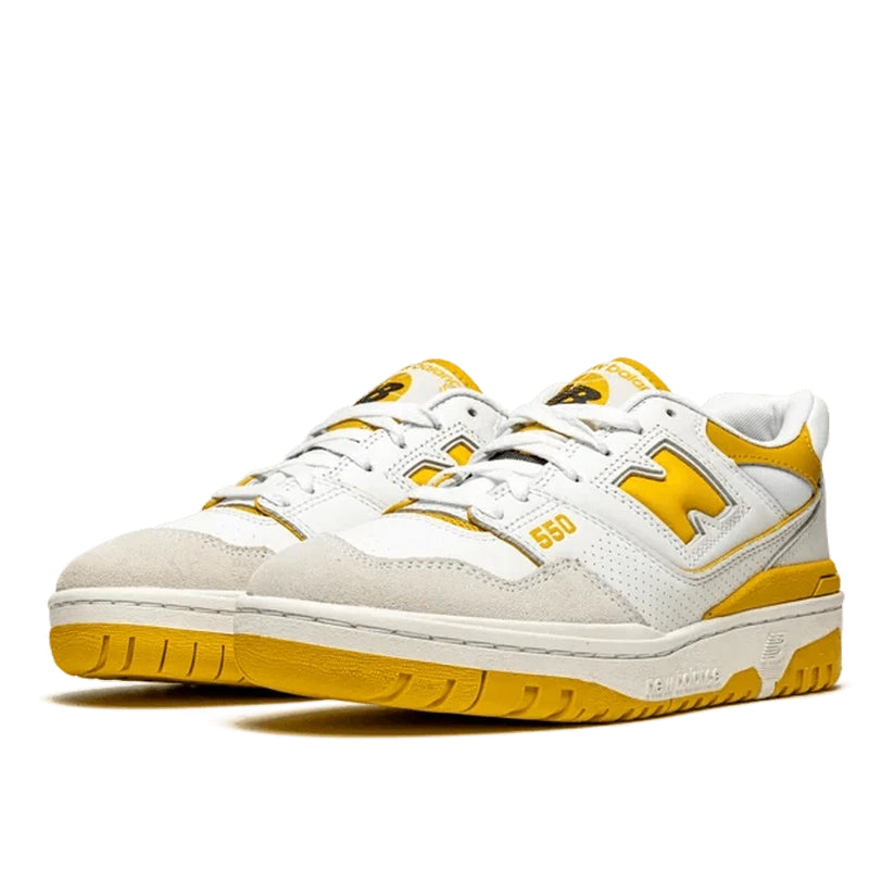 New Balance 550 Sea Salt Varsity Gold