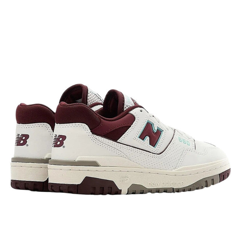 New Balance 550 White Burgundy