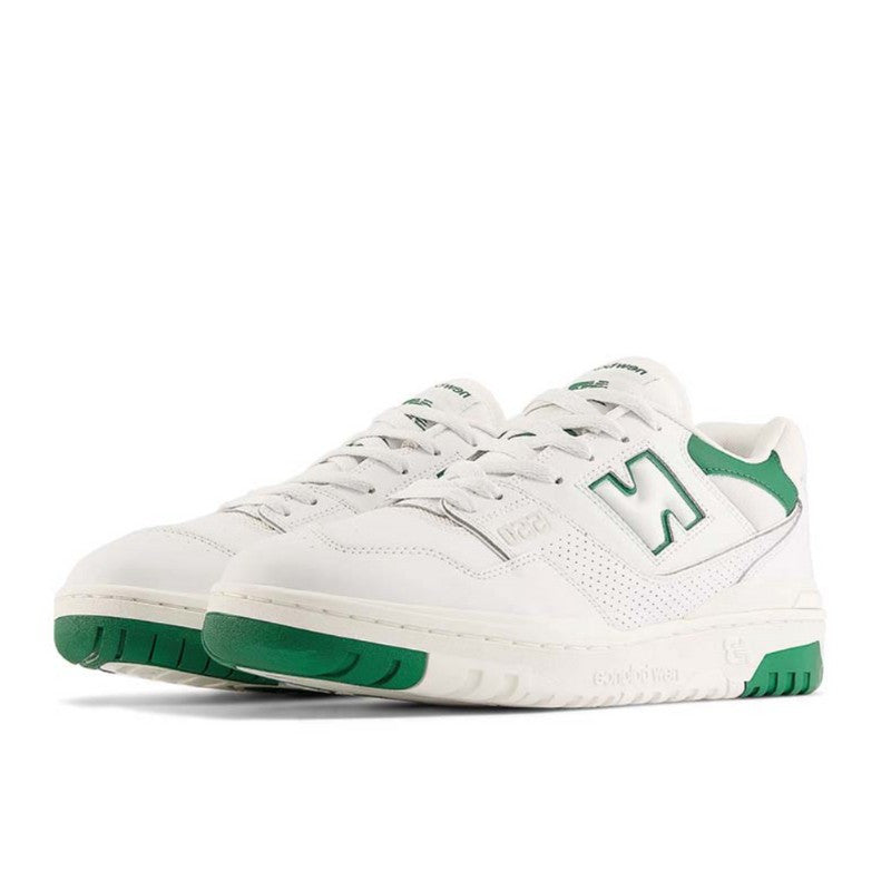 New Balance 550 White Classic Green