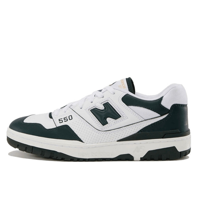 New Balance 550 White Dark Green