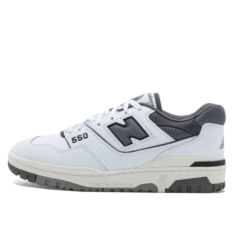 New Balance 550 White Grey Dark Grey