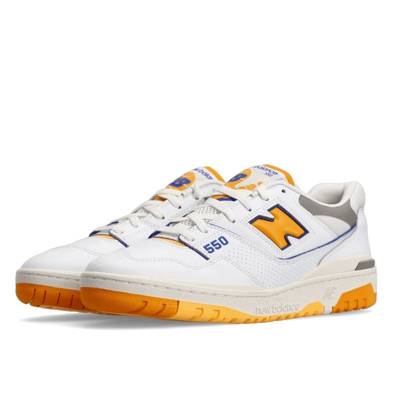 New Balance 550 White Vibrant Orange