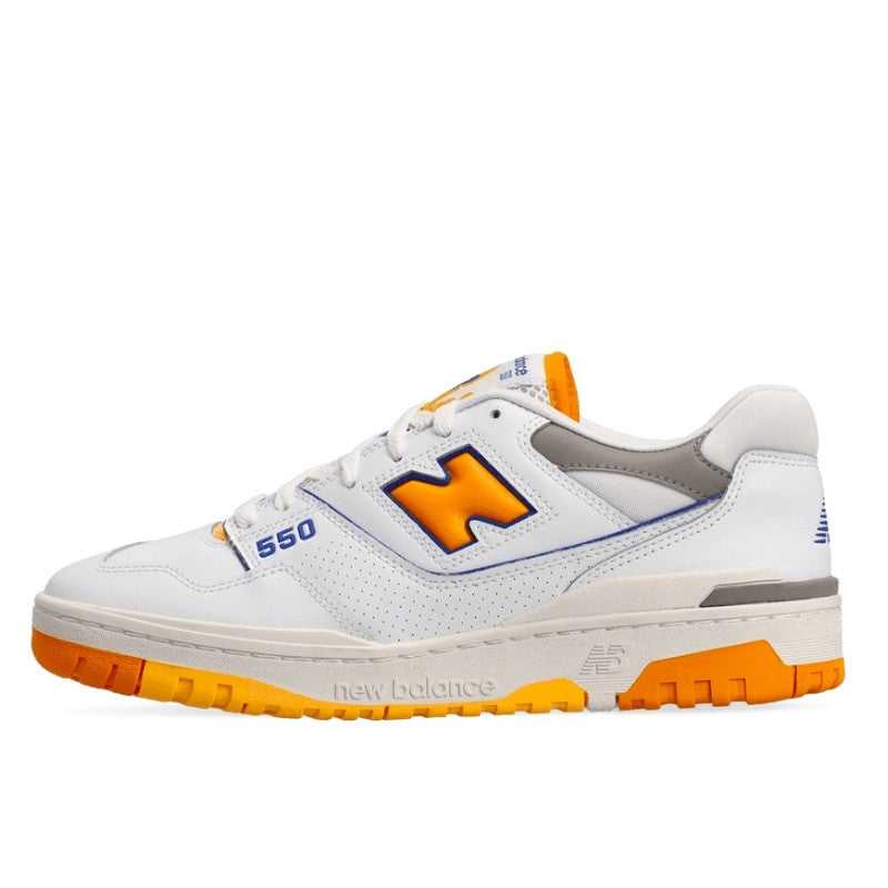 New Balance 550 White Vibrant Orange