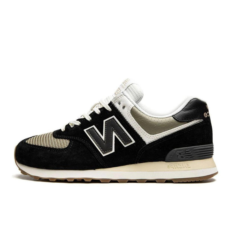 New Balance 574 Black Olive Gum