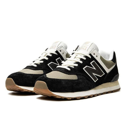 New Balance 574 Black Olive Gum