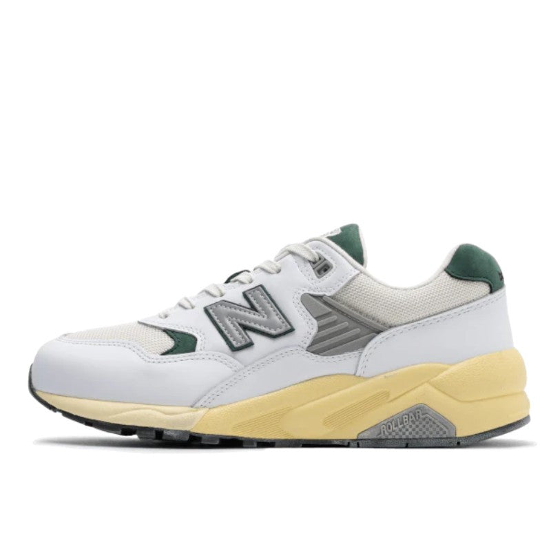 New Balance 580 White Nightwatch Green