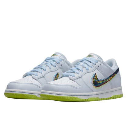 Nike Dunk Low 3D Swoosh Grey