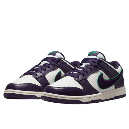 Nike Dunk Low Chenille Swoosh White Purple