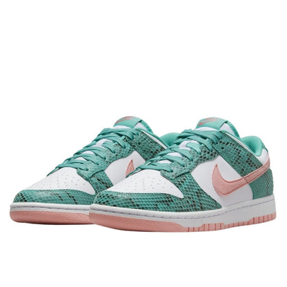 Nike Dunk Low Washed Teal Snakeskin