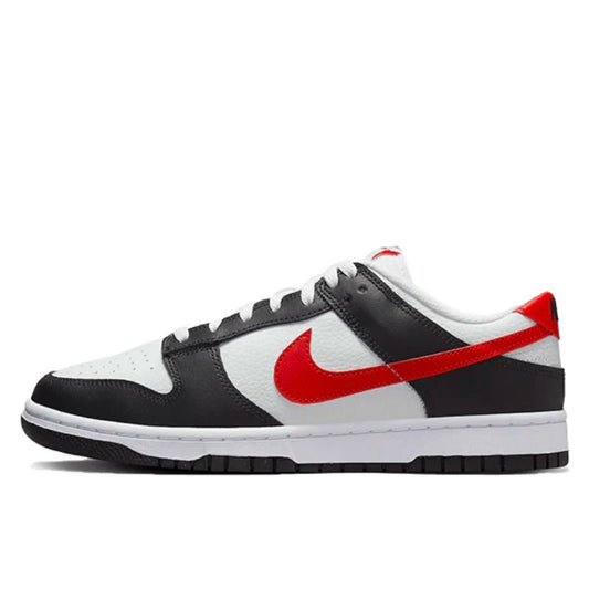 Nike Dunk Low White Black Red