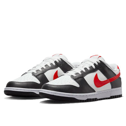 Nike Dunk Low White Black Red