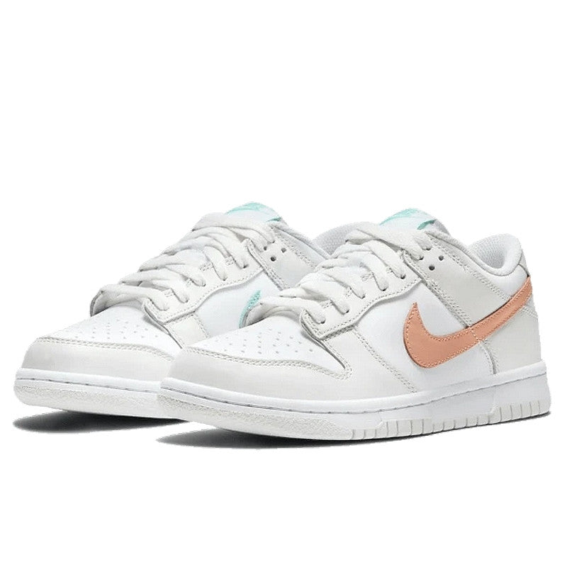 Nike Dunk Low White Bone Peach Aqua