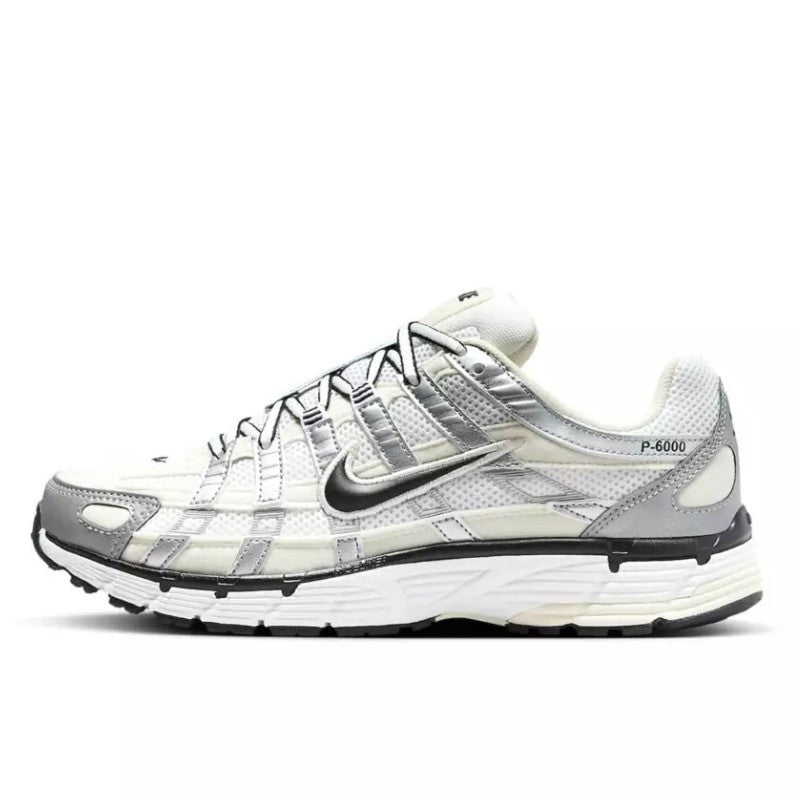 Nike P-6000 Coconut Milk Metallic Silver