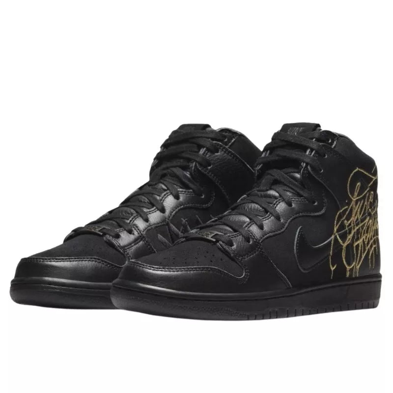 Nike SB Dunk High FAUST Black Gold