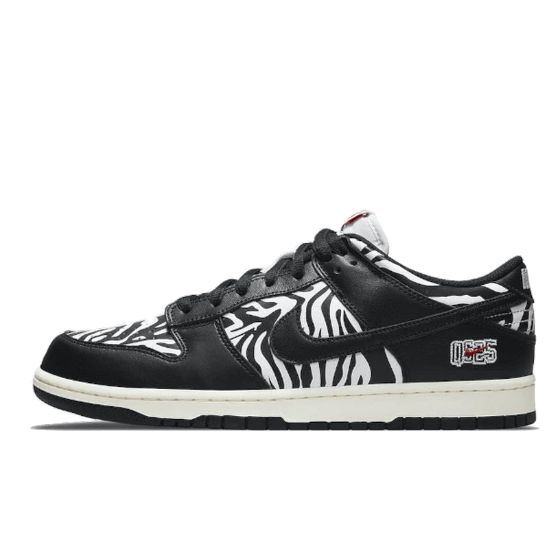 Nike SB Dunk Low Quartersnacks Zebra