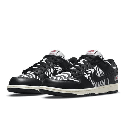 Nike SB Dunk Low Quartersnacks Zebra