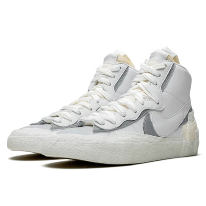 Nike Sacai Blazer High White Grey