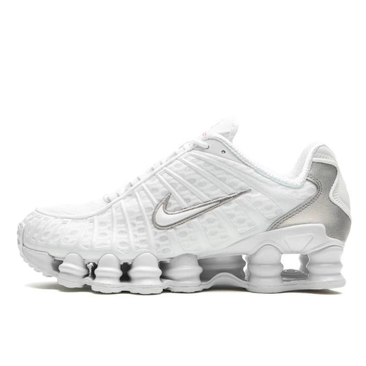 Nike Shox TL White Metallic Silver Orange