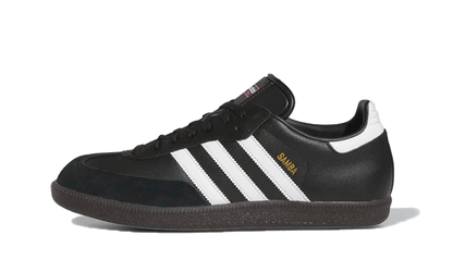 Samba Leather Black White