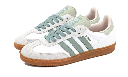 Samba OG  Cloud White Silver Green