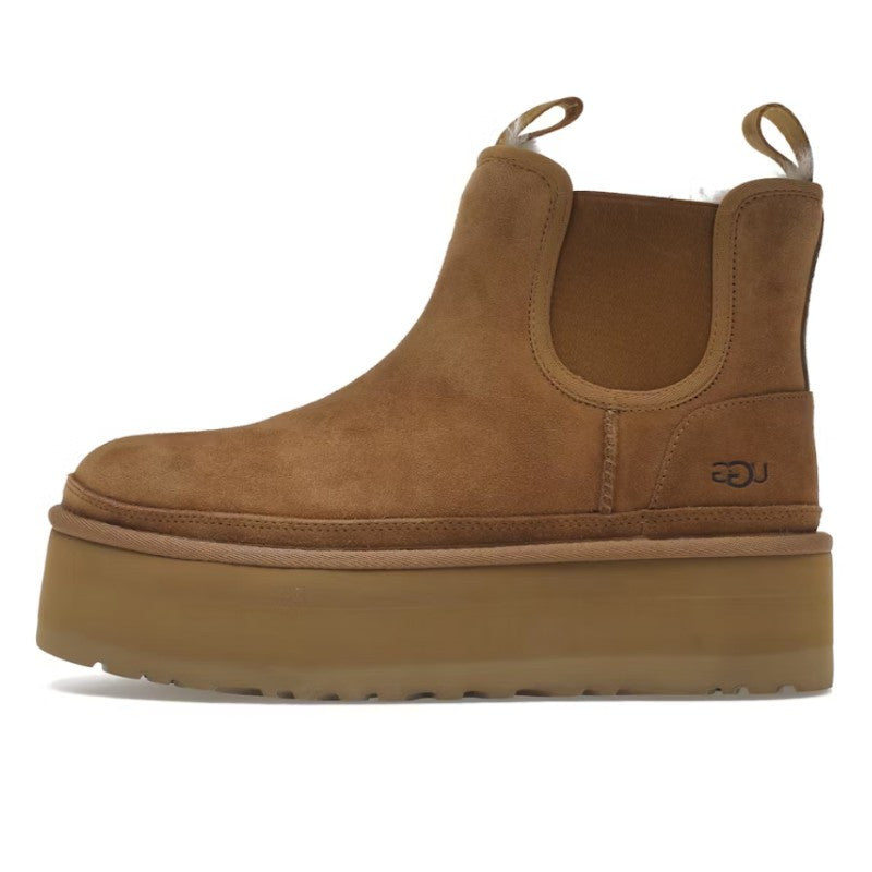 UGG Neumel Platform Chelsea Boot Chestnut