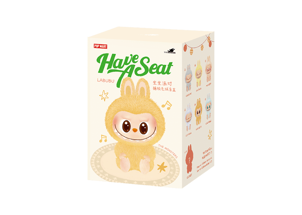 LABUBU - The Monsters Have a Seat Vinyl Plush Blind Box - SINGLE PACK