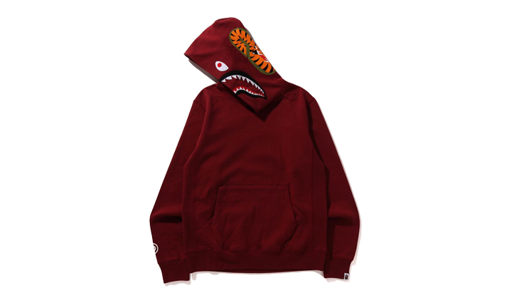 Bape Hoodie Shark Red