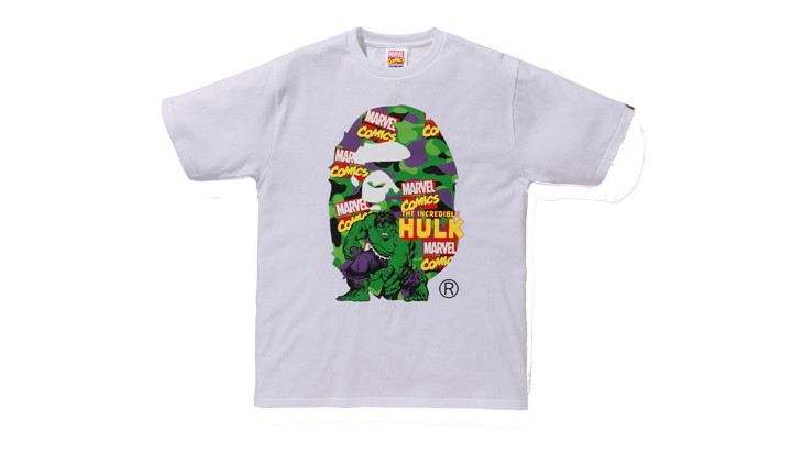 BAPE x Marvel Tee Comics Camo The Hulk