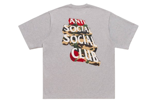 Bape x ASSC Tee Logo Grey