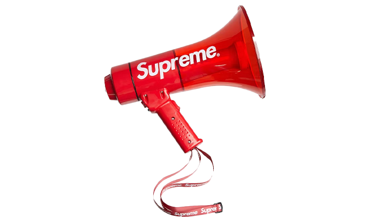 Supreme x Pyle Waterproof Megaphone Red