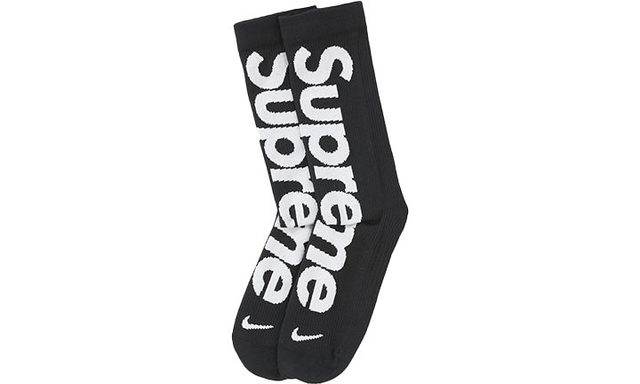 Nike x Supreme Lightweight Crew Socks Black