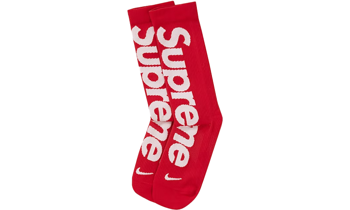 Nike x Supreme Lightweight Crew Socks Red