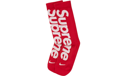 Nike x Supreme Lightweight Crew Socks Red