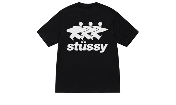 Stüssy Tee Surfwalk Black