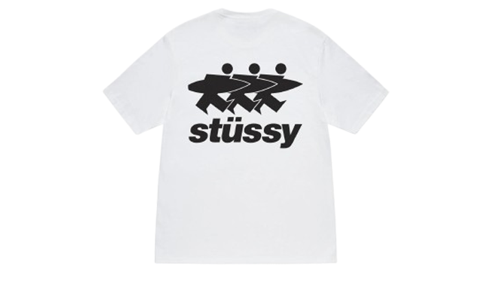 Stüssy Tee Surfwalk White