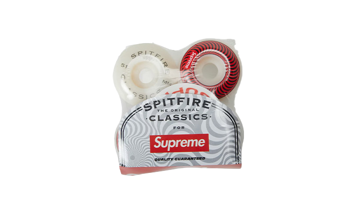 Supreme x Spitfire Classic Wheels (Set of 4) Red